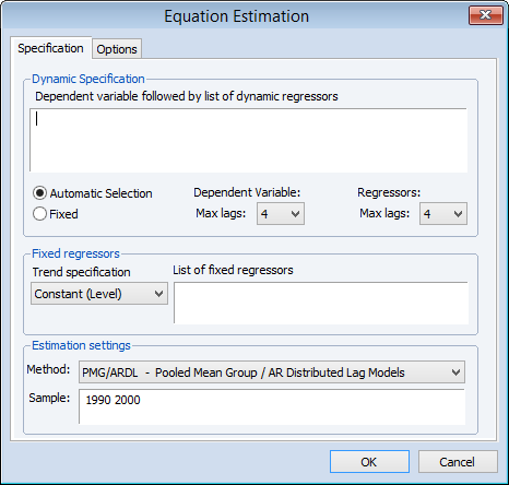 PMG Estimation